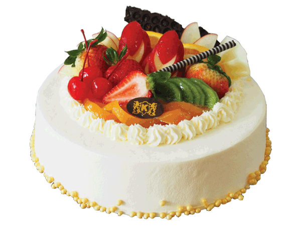 Cake with Fresh Fruit 01