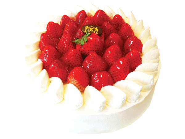 Cake with Fresh Strawberry 01