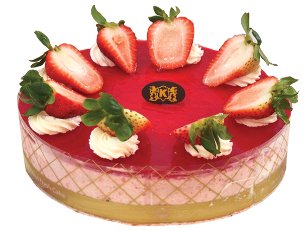 Strawberry mousse cake